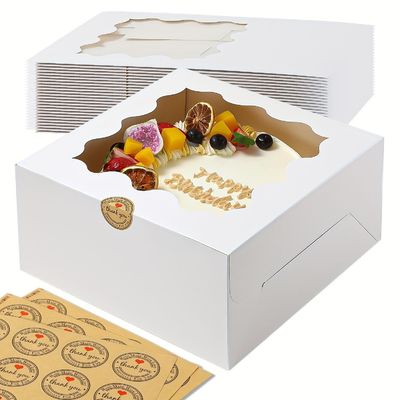 Caixa de janela de papel à prova de gordura para embalagens de pão Caixa de correio de qualidade alimentar e revestimento Tipo espuma EPE