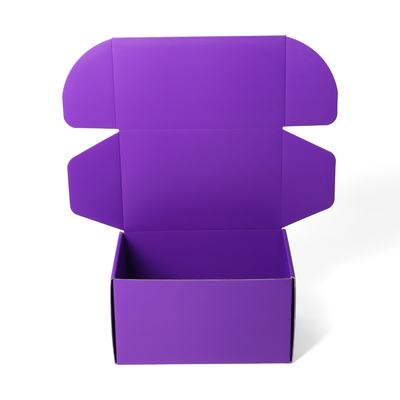 Caixas de envio de cartão personalizado E flauta Eco-friendly Durable Mail Packaging Boxes para peruca