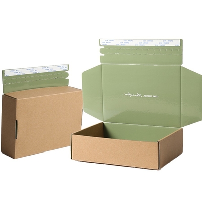 comprar Caixa corrugada Kraft rígida com fecho para embalagem de envio Pantone CMYK Cor personalizada online manufacture