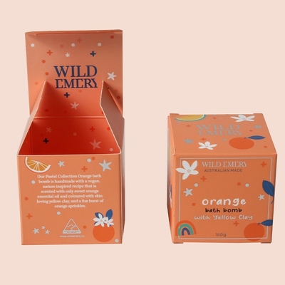 comprar Caixa de embalagem de cartão de marfim de tamanho personalizado para laranjas Jarros de velas e lanches Entrega DDP online manufacture