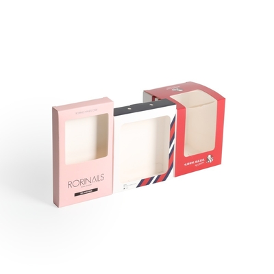 comprar Caixa de presente de papel com PVC Caixas de extremidade de janela para impressão a cores pequenas Caixa de presente online manufacture