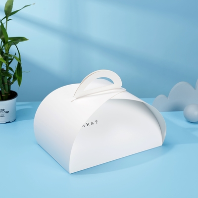 comprar Embalagens de alimentos de marca OEM Caixa de papel para transporte conveniente de armazenamento de bolo online manufacture
