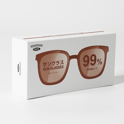 comprar Caixa de óculos de sol Caixa de papel revestido de branco Tamanho personalizado online manufacture