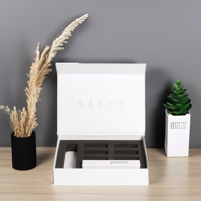 comprar Caixa magnética de presente em forma de livro de papel revestido personalizado com inserção para perfume online manufacture