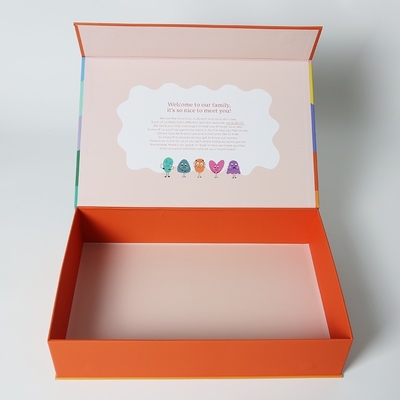 Caixa Magnética dobrável Embalagem Matt Lamination Caixa de presente de papel colorido para cosméticos