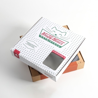 Caixa de cartão de pizza Fabricante Caixa de embalagem de alimentos sustentável Caixa de entrega de pizza