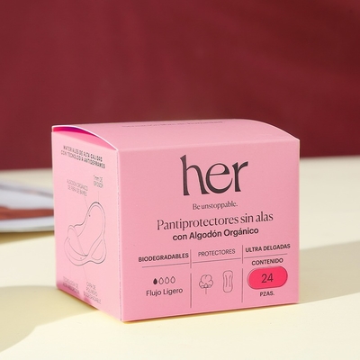 Caixa de embalagem de papel de guardanapos sanitários de cartão de marfim Caixa de acabamento personalizada