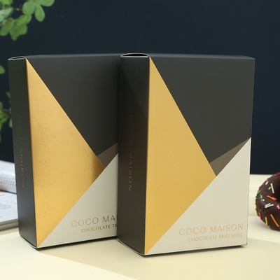 Caixas de papel de cartão de marfim, embalagens personalizadas, logotipo, recipiente e caixas de esfregão de lábios vazios
