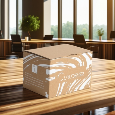 Embalagem de logotipo personalizado reciclado para vestuário