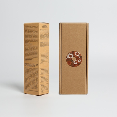 Logotipo personalizado Impresso em papel artesanal Embalagem de ponta para espessura personalizada ecológica