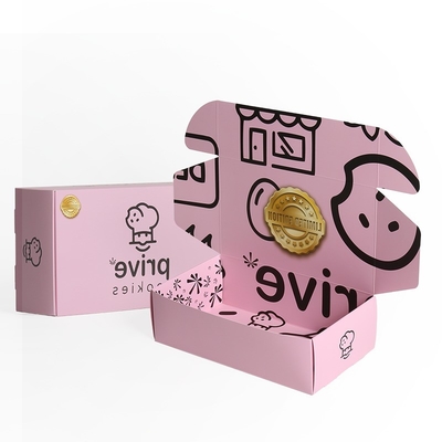 Caixa de correio de papel de material reciclável de marca personalizada de embalagem de barra de chocolate dobrável