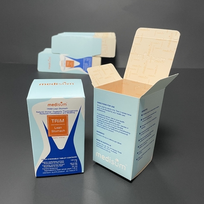 Caixa de embalagem de papel ecológica Design personalizável e durável