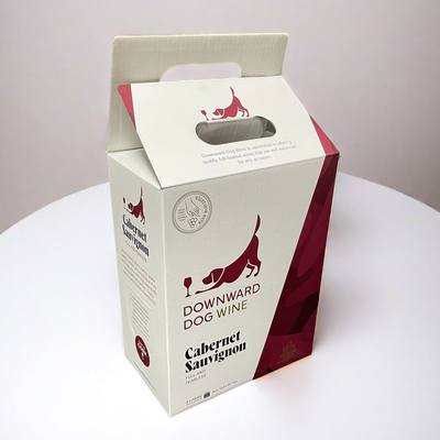 Caixas de correio de cartão branco para embalagem de cílios Custom logotipo de carimbo quente