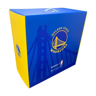 Caixa de correio corrugada de papelão reciclado personalizada 5 camadas E-Flute Caixas de cartão fortes grandes com alça