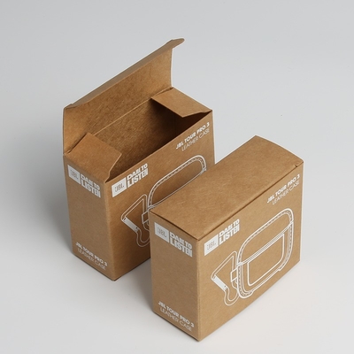 Encomenda personalizada aceita embalagem de caixa de papel craft Tuck End com verniz e design de inserção de caixa de correio ecológico